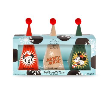 Mickey Mouse Jingle All The Way Bath Salts Trio