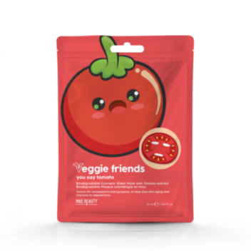 Veggie Friends Tomato Sheet Face Mask