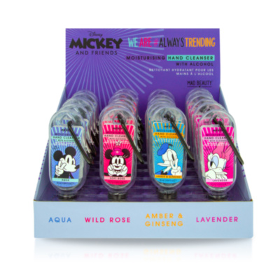 Mickey & Friends Clip and Clean Hands Cleansing Gel-24pc Display