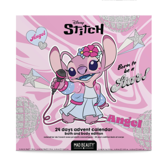 Disney Stitch - Angel 24 Days Bath, Body & Beauty Advent Calendar