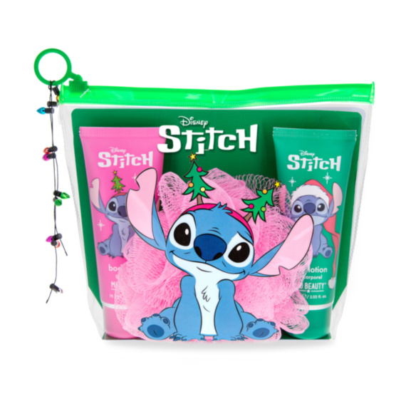 Stitchmas Bath & Body Set: 2 x 75ml, 30g Puff