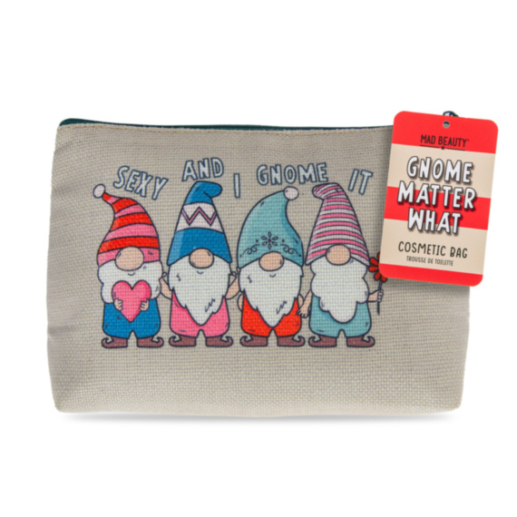 Gnome Matter What Cosmetic Bag
