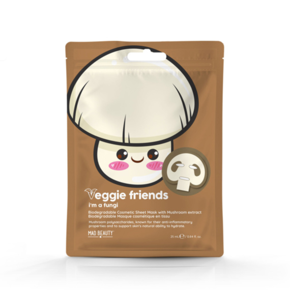 Veggie Friends Mushroom Sheet Face Mask