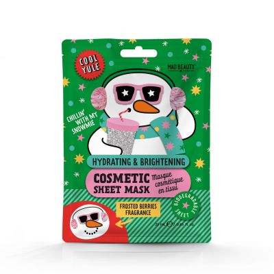 Cool Yule Snow Man Cosmetic Sheet Mask
